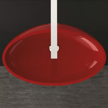 KOOL XL - Countertop oval washbasin by Glass Design - view 3